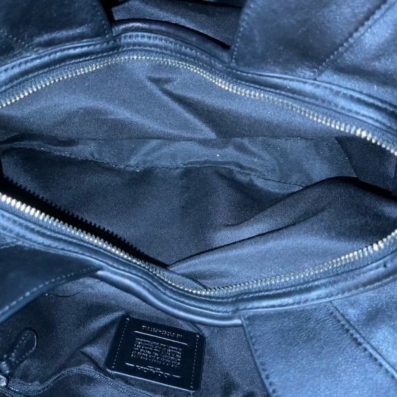 👜👜👜 Coach Leather and Jacquard Handbag - Picture 9 of 14